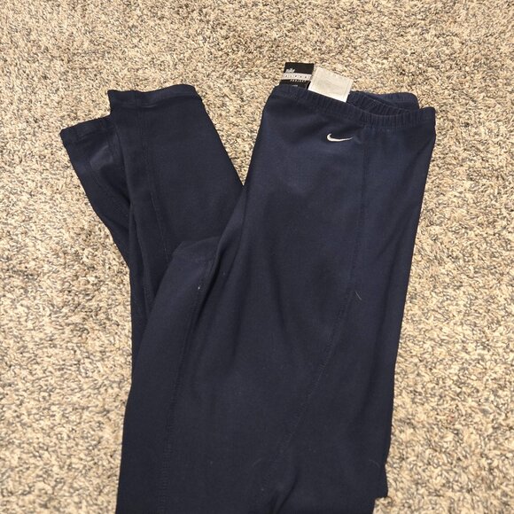 Nike Blue Leggings M(8-10) - Picture 1 of 4